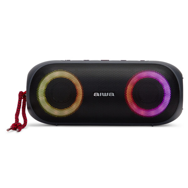 Altavoz retro AIWA BSTU-750, 50W, Bluetooth, USB, Radio FM, HDMI, color  Marrón